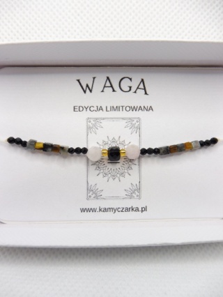 Bransoletka z Kamieniami Naturalnymi Ascendent Waga