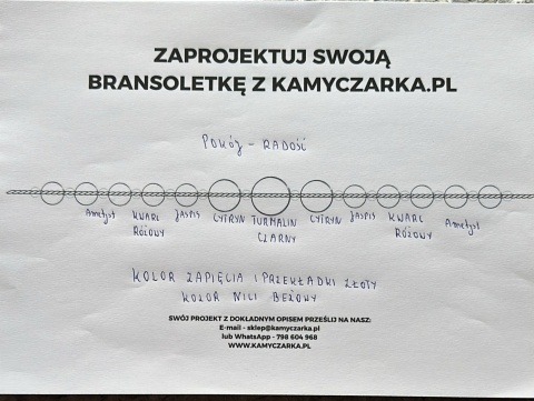 Bransoletka z Kamieni Naturalnych - Personalizowana