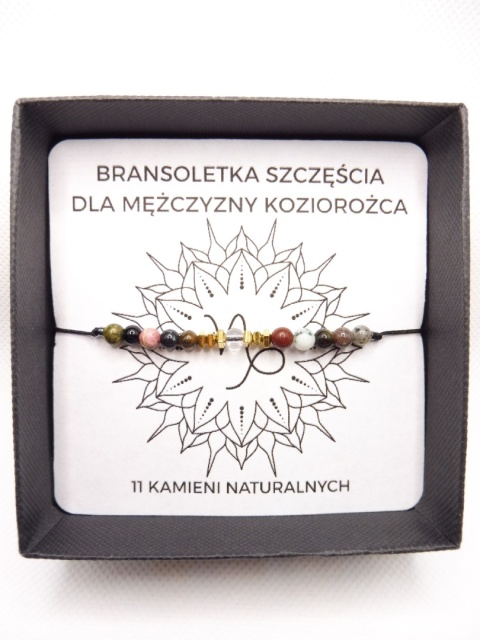 Bransoletka dla Koziorożca Męska Na Szczęście