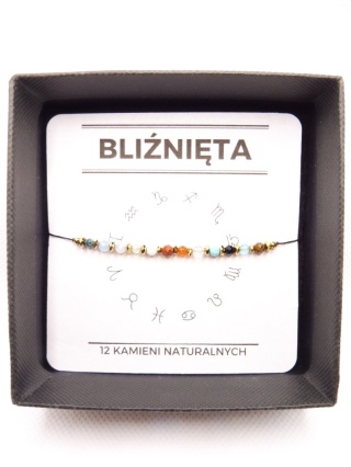 Bransoletka dla Bliźniąt 12 KAMIENI MOCY