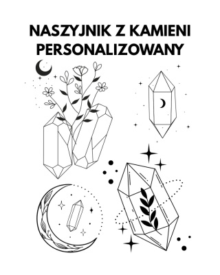 Naszyjnik z kamieni naturalnych - Personalizowany